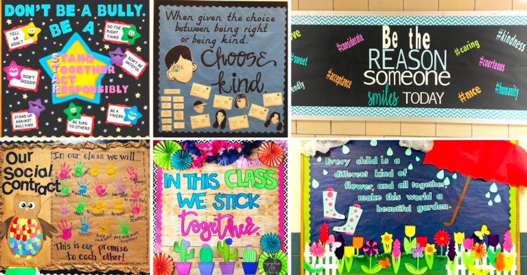 28 Anti-Bullying Bulletin Boards to Spread Kindness in Your Classroom