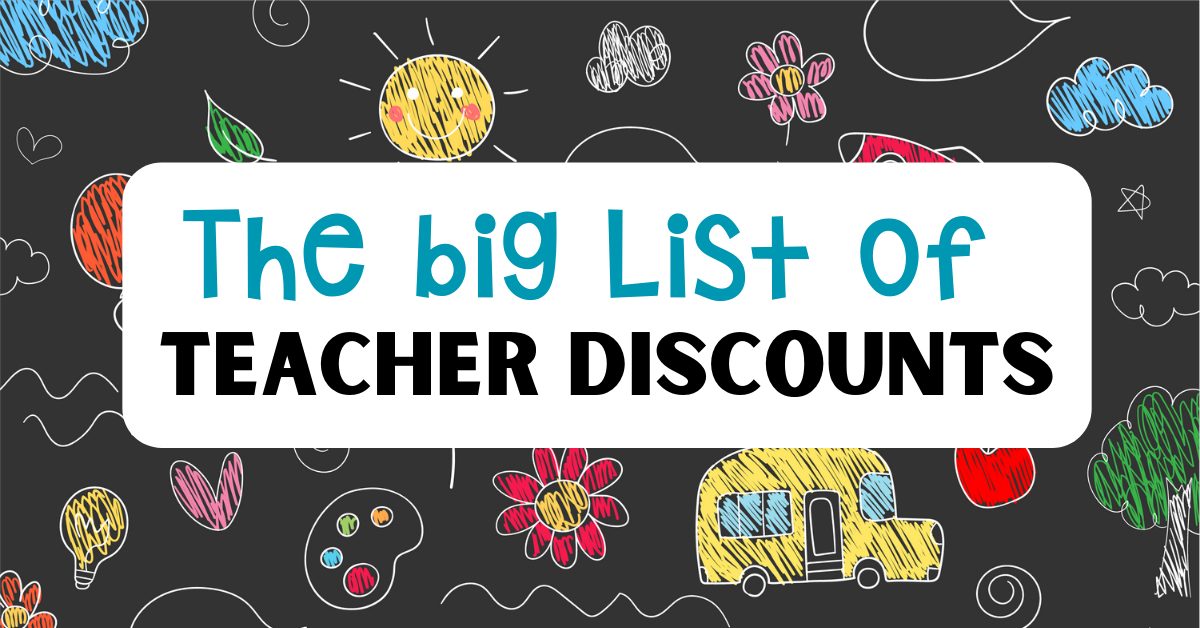 The Ultimate List of Teacher Discounts for 2025